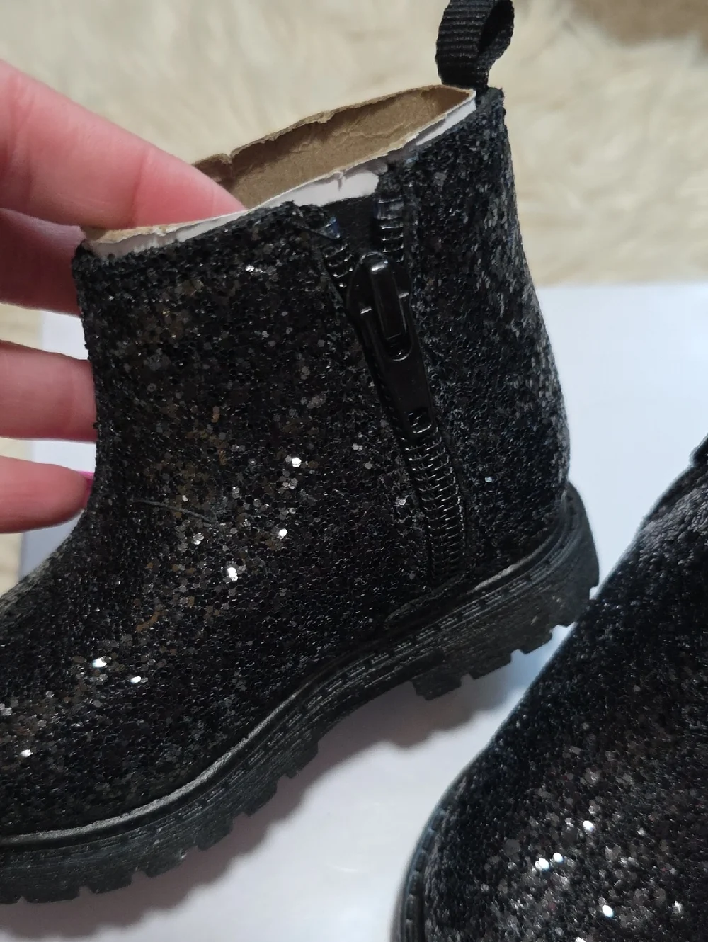 NWT Carter's Bessy Sparkle Boots- Size 4